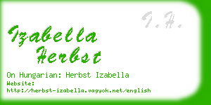 izabella herbst business card